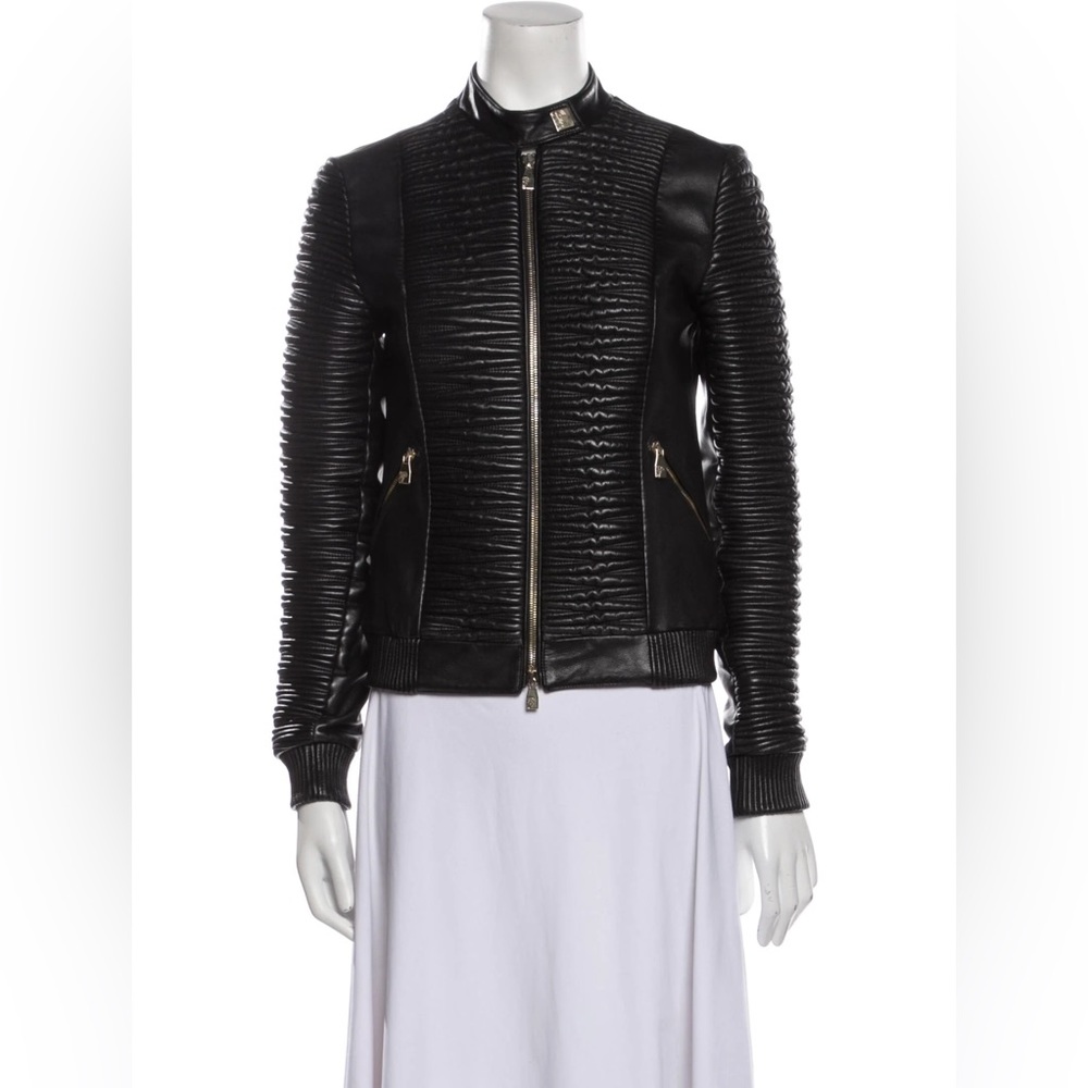 Versace Collection Leather Jacket